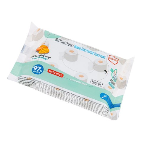 AKUKU A0030 Nawilżany papier toaletowy 50 szt AKUKU A0030 Nawilżany papier toaletowy 50 szt