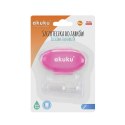 AKUKU A0265 Szczoteczka silikonowa w etui pink AKUKU A0265 Szczoteczka silikonowa w etui pink