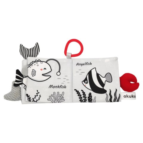 AKUKU A0480 Książeczka sensoryczna MARINE ANIMALS AKUKU A0480 Książeczka sensoryczna MARINE ANIMALS