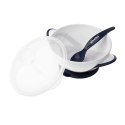 AKUKU A0503 Miseczka na przyssawce white/navy blue AKUKU A0503 Miseczka na przyssawce white/navy blue