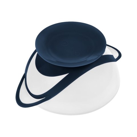 AKUKU A0503 Miseczka na przyssawce white/navy blue AKUKU A0503 Miseczka na przyssawce white/navy blue