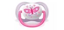 AVENT SCF080/02 Smoczek Ultra Air Happy 0-6M dziewczynka I love mama/motyl AVENT SCF080/02 Smoczek Ultra Air Happy 0-6M dziewczynka I love mama/motyl