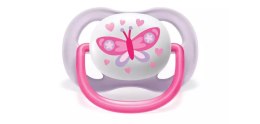 AVENT SCF080/02 Smoczek Ultra Air Happy 0-6M dziewczynka I love mama/motyl