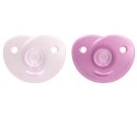 AVENT SCF099/22 Smoczek uspokajający CURVED SOOTHIE GIRL 0-6m