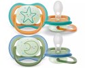 AVENT SCF376/23 Smoczek Ultra Air 18+ 2 szt gwiazdka/księżyc AVENT SCF376/23 Smoczek Ultra Air 18+ 2 szt gwiazdka/księżyc