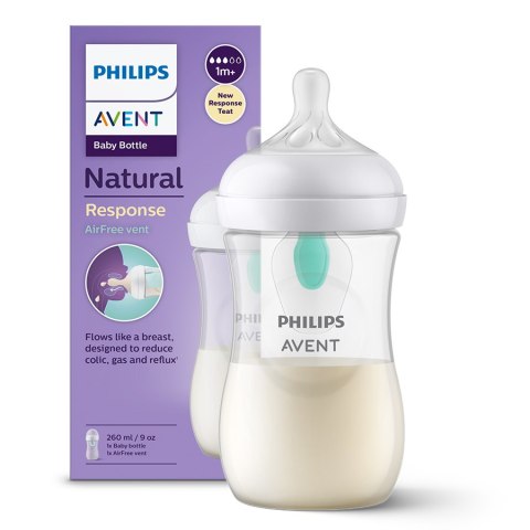 AVENT SCY673/01 Butelka Natural Responsywna 260 ml AVENT SCY673/01 Butelka Natural Responsywna 260 ml