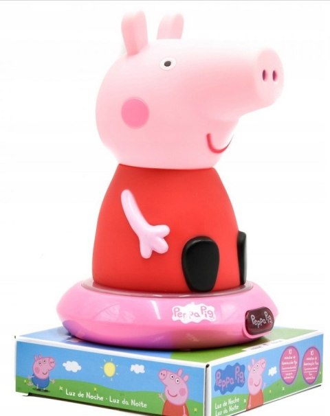 MARKO KE-PP17028 Lampka nocna 3D Figurka Świnka Peppa MARKO KE-PP17028 Lampka nocna 3D Figurka Świnka Peppa