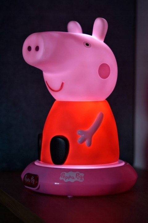MARKO KE-PP17028 Lampka nocna 3D Figurka Świnka Peppa MARKO KE-PP17028 Lampka nocna 3D Figurka Świnka Peppa