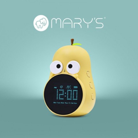 MARY'S MW20780 Budzik Gruszka żółta MARY'S MW20780 Budzik Gruszka żółta