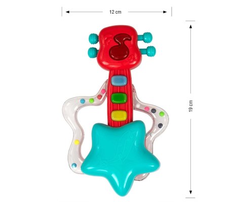 MILLY MALLY 0699 Muzyczna grzechotka Gitara Ocean MILLY MALLY 0699 Muzyczna grzechotka Gitara Ocean