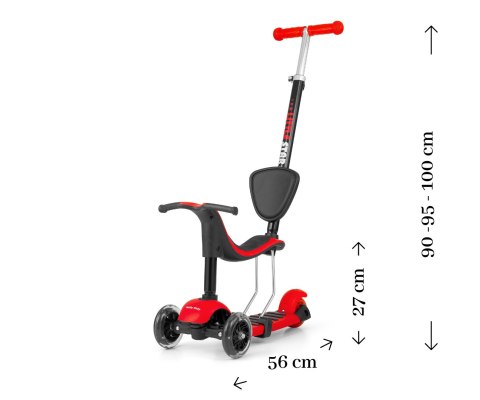 MILLY MALLY 1596 Hulajnoga SCOOTER Little Star red MILLY MALLY 1596 Hulajnoga SCOOTER Little Star red