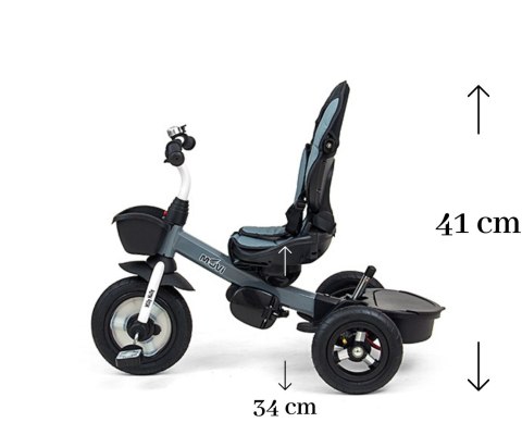 MILLY MALLY 2490 Rowerek trójkołowy Movi grey 5w1 MILLY MALLY 2490 Rowerek trójkołowy Movi grey 5w1