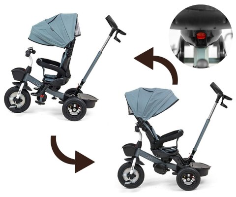 MILLY MALLY 2490 Rowerek trójkołowy Movi grey 5w1 MILLY MALLY 2490 Rowerek trójkołowy Movi grey 5w1