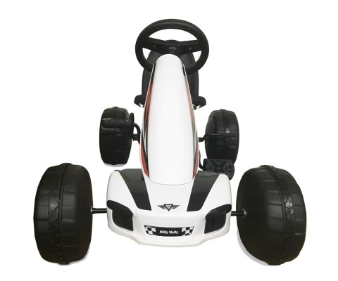 MILLY MALLY 3129 Gokart na pedały Viper White MILLY MALLY 3129 Gokart na pedały Viper White