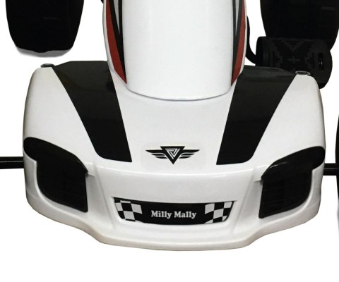MILLY MALLY 3129 Gokart na pedały Viper White MILLY MALLY 3129 Gokart na pedały Viper White
