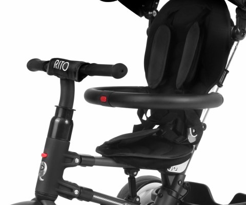 MILLY MALLY 3839 Qplay Rowerek trójkołowy Rito black MILLY MALLY 3839 Qplay Rowerek trójkołowy Rito black