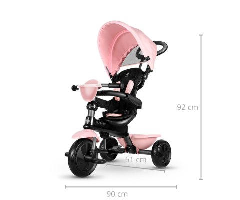 MILLY MALLY 4106 Qplay Rowerek trójkołowy Cosy Pink MILLY MALLY 4106 Qplay Rowerek trójkołowy Cosy Pink