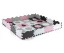 MILLY MALLY 5617 Mata piankowa puzzle Jolly 4x4 Shapes - pink grey