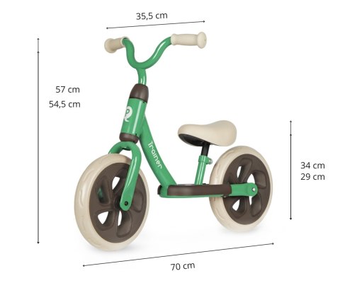MILLY MALLY 5784 Oplay Rowerek biegowy Trainer green MILLY MALLY 5784 Oplay Rowerek biegowy Trainer green