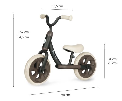 MILLY MALLY 5785 Qplay Rowerek biegowy Trainer black MILLY MALLY 5785 Qplay Rowerek biegowy Trainer black