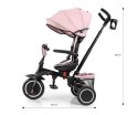 MILLY MALLY 6191 Rowerek trójkołowy Stanley Rubber New Pink