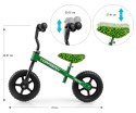 MILLY MALLY 6345 Rowerek biegowy DRAGON green