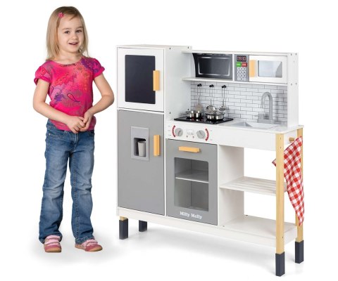 MILLY MALLY Drewniana kuchnia Esket Grey MILLY MALLY Drewniana kuchnia Esket Grey