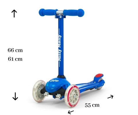 MILLY MALLY Hulajnoga SCOOTER Zapp Deep niebieski MILLY MALLY Hulajnoga SCOOTER Zapp Deep niebieski