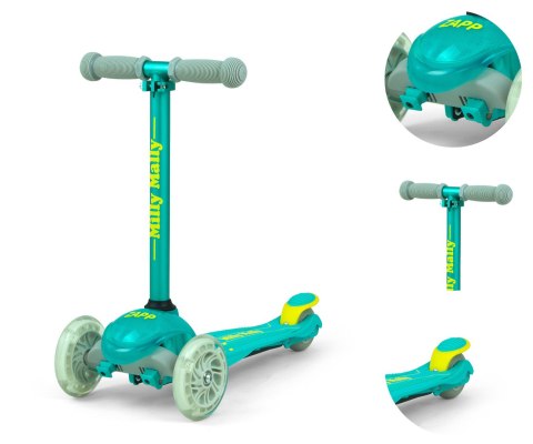 MILLY MALLY Hulajnoga SCOOTER Zapp miętowy MILLY MALLY Hulajnoga SCOOTER Zapp miętowy