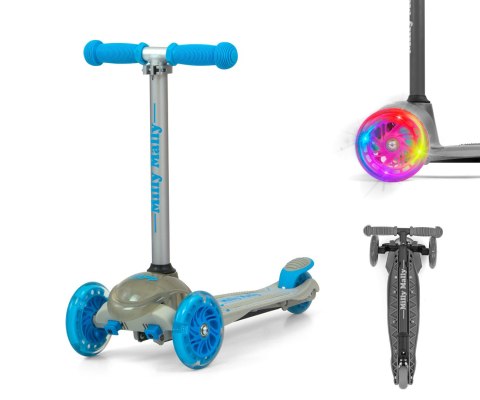MILLY MALLY Hulajnoga SCOOTER Zapp szary MILLY MALLY Hulajnoga SCOOTER Zapp szary