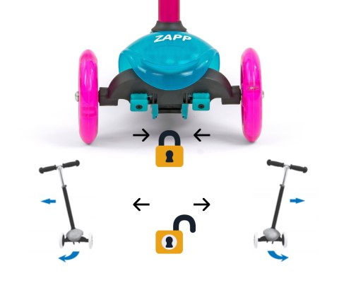 MILLY MALLY Hulajnoga SCOOTER Zapp szary MILLY MALLY Hulajnoga SCOOTER Zapp szary