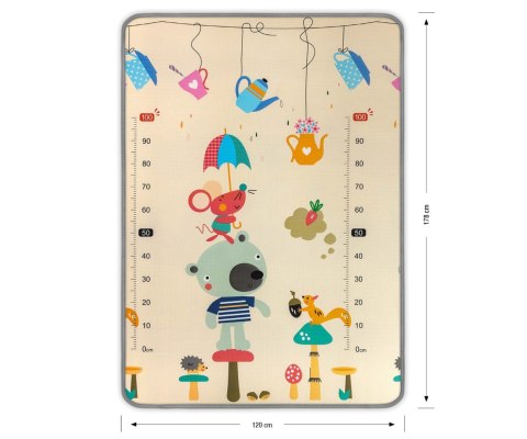 MILLY MALLY Mata piankowa zwijana Kinder Bear and Whales MILLY MALLY Mata piankowa zwijana Kinder Bear and Whales