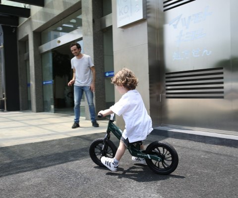 MILLY MALLY Qplay Rowerek biegowy Racer green MILLY MALLY Qplay Rowerek biegowy Racer green