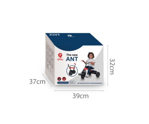 MILLY MALLY Qplay Rowerek trójkołowy Ant red MILLY MALLY Qplay Rowerek trójkołowy Ant red