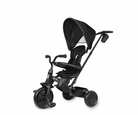 MILLY MALLY Qplay Rowerek trójkołowy Elite Platinum Black MILLY MALLY Qplay Rowerek trójkołowy Elite Platinum Black