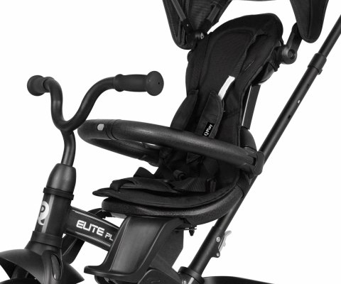 MILLY MALLY Qplay Rowerek trójkołowy Elite Platinum Black MILLY MALLY Qplay Rowerek trójkołowy Elite Platinum Black