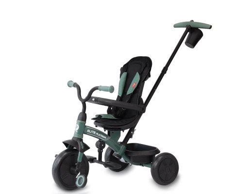 MILLY MALLY Qplay Rowerek trójkołowy Elite Platinum Green MILLY MALLY Qplay Rowerek trójkołowy Elite Platinum Green