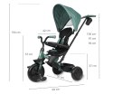 MILLY MALLY Qplay Rowerek trójkołowy Elite Platinum Green