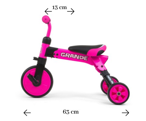 MILLY MALLY Rowerek 2w1 Grande Pink MILLY MALLY Rowerek 2w1 Grande Pink