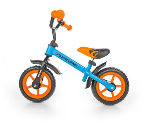 MILLY MALLY Rowerek biegowy DRAGON Z HAMULCEM Orange-Blue MILLY MALLY Rowerek biegowy DRAGON Z HAMULCEM Orange-Blue