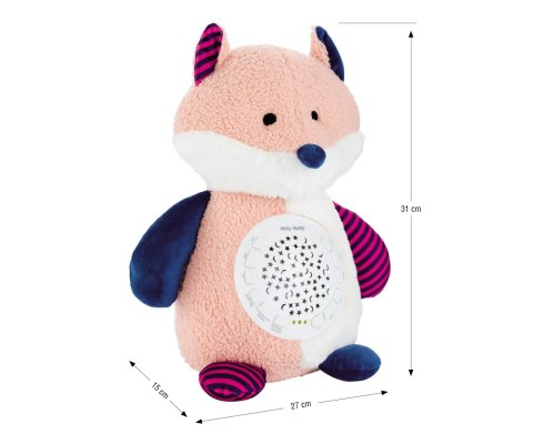 MILLY MALLY Zabawka pluszowa z projektorem Milly Fox MILLY MALLY Zabawka pluszowa z projektorem Milly Fox