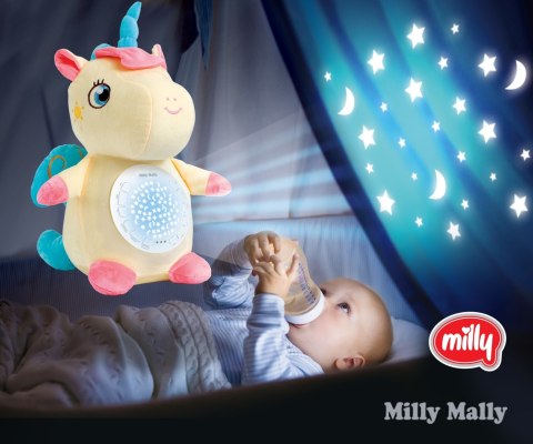 MILLY MALLY Zabawka pluszowa z projektorem Milly Unicorn MILLY MALLY Zabawka pluszowa z projektorem Milly Unicorn