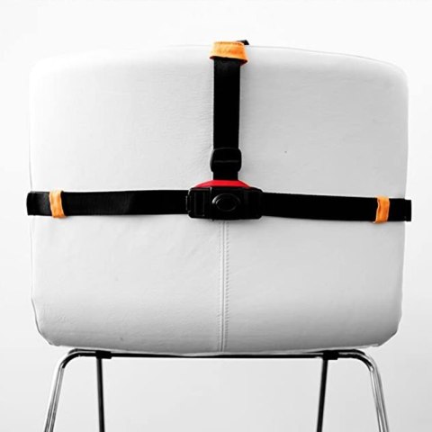 MINIMONKEY MKY_00000440 Szelki do krzesła dla niemowlaka Mini Chair 6m+ pomarańczowe MINIMONKEY MKY_00000440 Szelki do krzesła dla niemowlaka Mini Chair 6m+ pomarańczowe