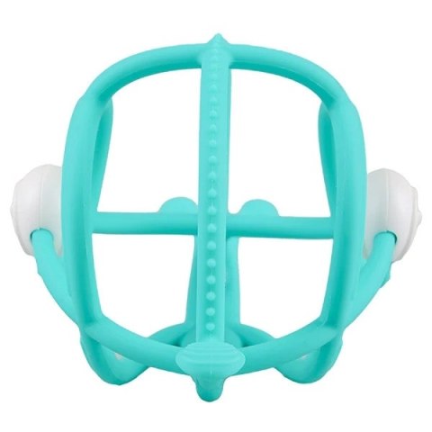 Mombella 00604 Gryzak z grzechotką Ślimak Teal Mombella 00604 Gryzak z grzechotką Ślimak Teal