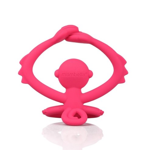 Mombella 00812 Gryzak Zabawka Małpka Dark Pink Mombella 00812 Gryzak Zabawka Małpka Dark Pink