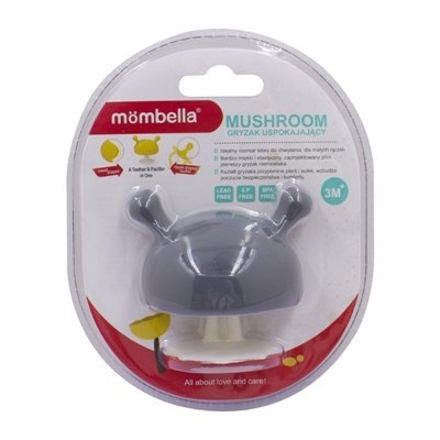 Mombella 8130 Gryzak Grzybek Mushroom Grey Mombella 8130 Gryzak Grzybek Mushroom Grey