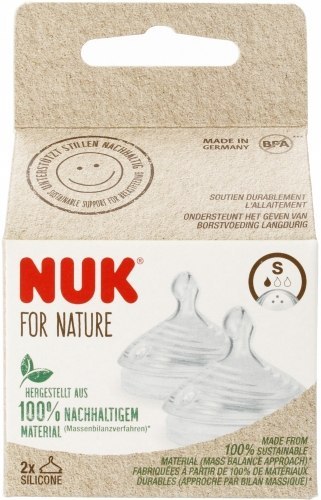 NUK 124025 Smoczek na butelkę S 2 szt NUK 124025 Smoczek na butelkę S 2 szt