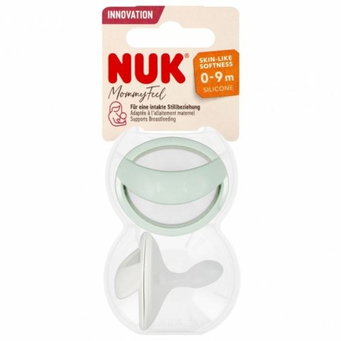 NUK 175310 Smoczek uspokajający silikonowy 0-9m Mommy Ful 2 szt zielony NUK 175310 Smoczek uspokajający silikonowy 0-9m Mommy Ful 2 szt zielony