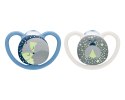 NUK 730578 Smoczek 0-6m silikonowy SPACE NIGHT 2 szt. NUK 730578 Smoczek 0-6m silikonowy SPACE NIGHT 2 szt.