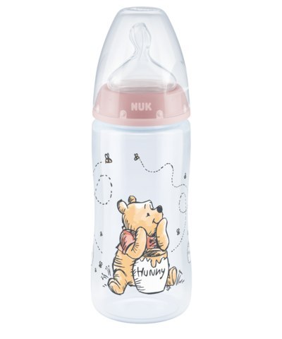 NUK 741022 FC+PP Butelka 300ml. ze wskaźnikiem temperatury DISNEY KUBUŚ PUCHATEK smoczek silikonowy 0-6m-cy M NUK 741022 FC+PP Butelka 300ml. ze wskaźnikiem temperatury DISNEY KUBUŚ PUCHATEK smoczek silikonowy 0-6m-cy M